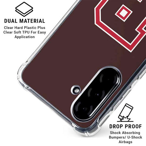 Brown University B Logo Galaxy A36 5G Clear Case