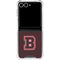 Brown University B Logo Galaxy Z Flip7 Clear Case