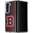 Brown University B Logo Galaxy Z Fold5 5G Clear Case