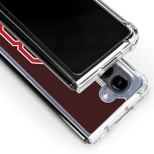 Brown University B Logo Galaxy Z Fold5 5G Clear Case