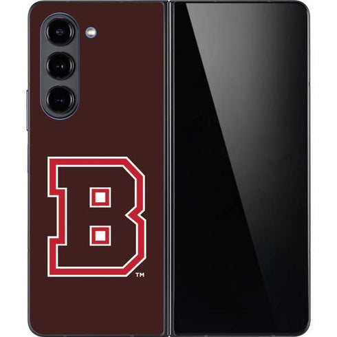 Brown University B Logo Galaxy Z Fold5 5G Skin