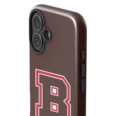 Brown University B Logo iPhone 16 Impact Case