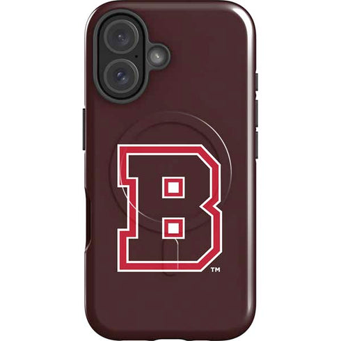 Brown University B Logo iPhone 16 Plus Magsafe Impact Case