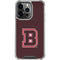 Brown University B Logo iPhone 16 Pro Clear Case