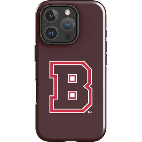 Brown University B Logo iPhone 16 Pro Impact Case