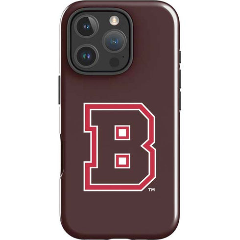 Brown University B Logo iPhone 16 Pro Max Impact Case