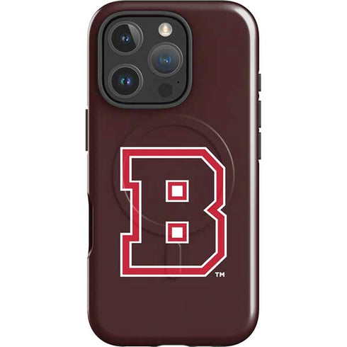 Brown University B Logo iPhone 16 Pro Max Magsafe Impact Case