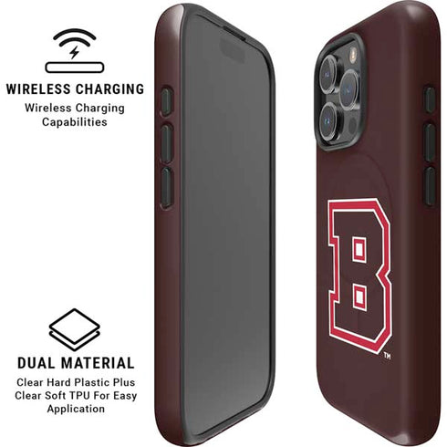 Brown University B Logo iPhone 16 Pro Max Magsafe Impact Case
