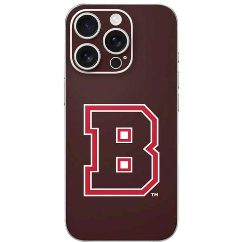 Brown University B Logo iPhone 16 Pro Skin