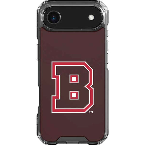 Brown University B Logo iPhone 17 Air Clear Case
