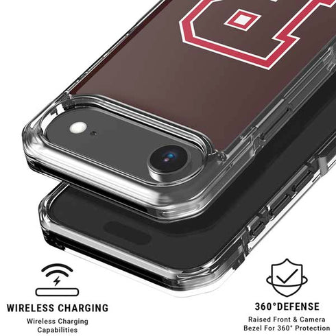 Brown University B Logo iPhone 17 Air Clear Case