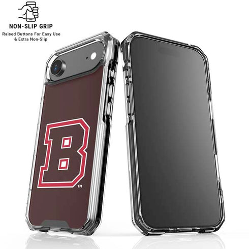 Brown University B Logo iPhone 17 Air Clear Case