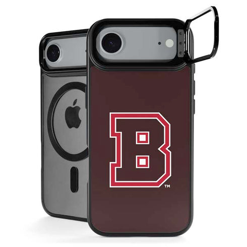 Brown University B Logo iPhone 17 Air Kickstand Case