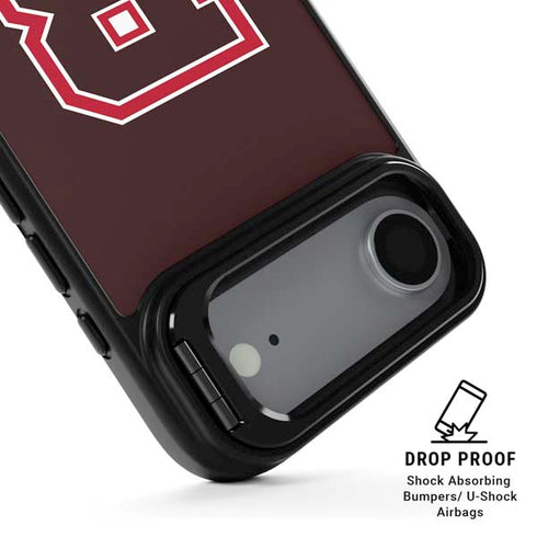 Brown University B Logo iPhone 17 Air Kickstand Case