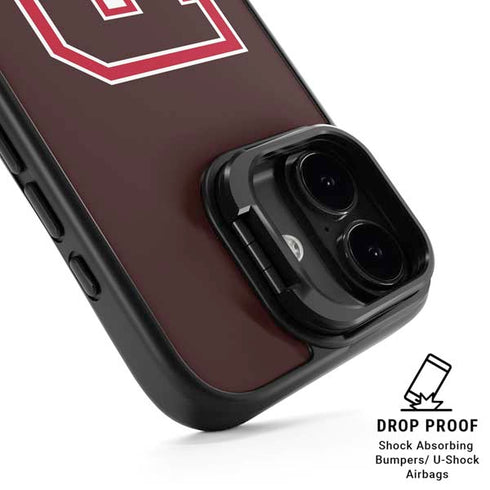 Brown University B Logo iPhone 17 Kickstand Case