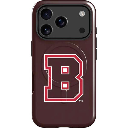 Brown University B Logo iPhone 17 Pro Magsafe Impact Case
