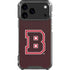 Brown University B Logo iPhone 17 Pro Max Clear Case