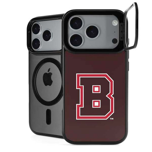 Brown University B Logo iPhone 17 Pro Max Kickstand Case