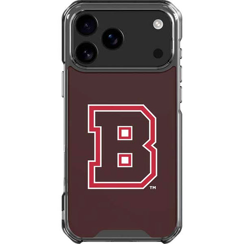 Brown University B Logo iPhone 18 Pro Max Clear Case