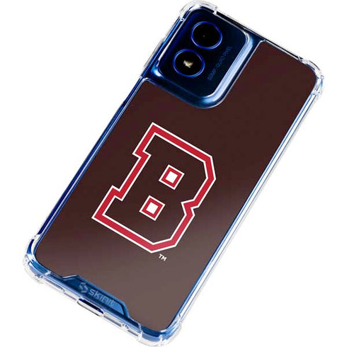 Brown University B Logo Moto G Play 4G (2024) Clear Case