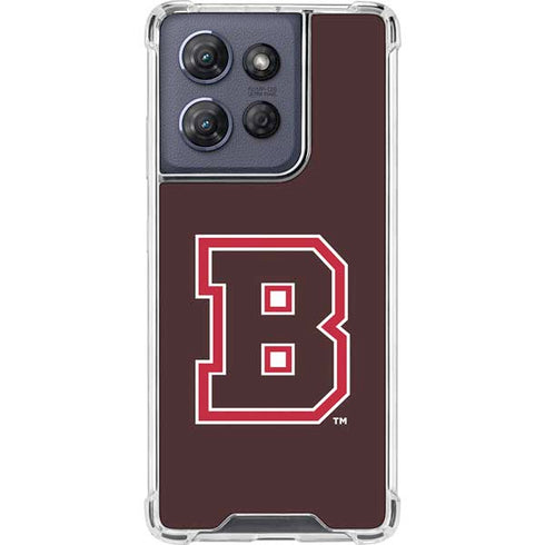 Brown University B Logo Moto G Play 5G (2025) Clear Case