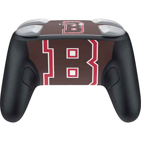 Brown University B Logo Nintendo Switch 2 (2025) Pro Controller Skin