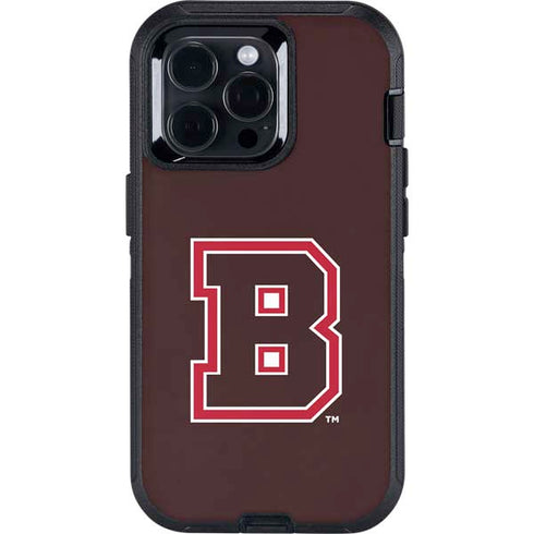 Brown University B Logo Otterbox Defender iPhone Skin