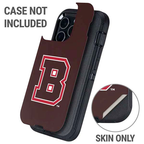 Brown University B Logo Otterbox Defender iPhone Skin