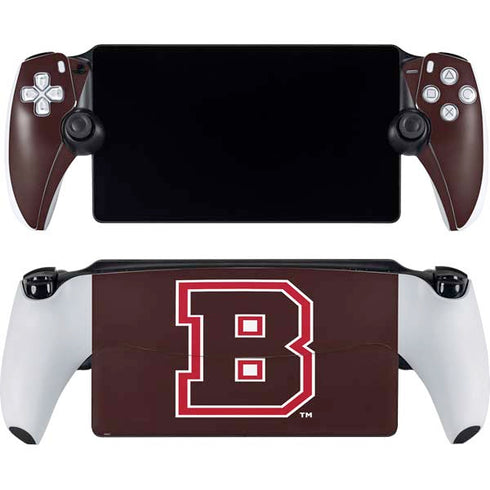 Brown University B Logo PlayStation Portal Remote Player Skin