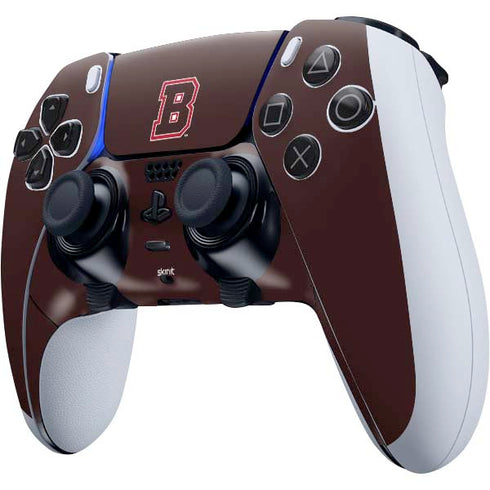 Brown University B Logo PS5 DualSense Edge Pro Controller Skin