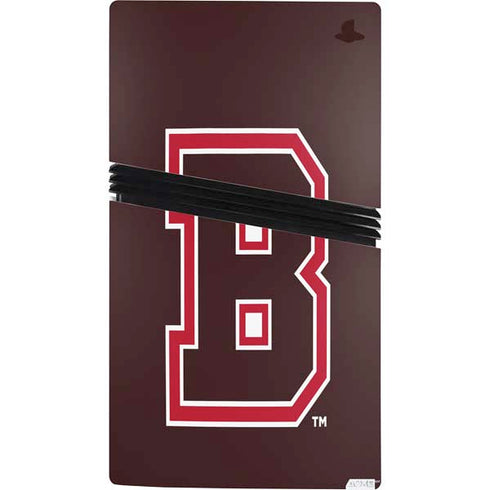 Brown University B Logo PS5 Pro Bundle Skin
