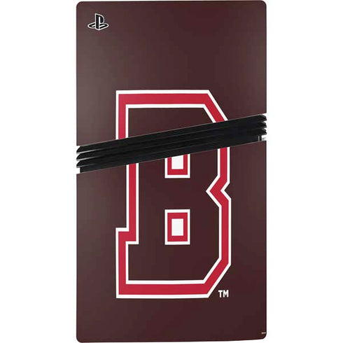 Brown University B Logo PS5 Pro Disk Bundle Skin