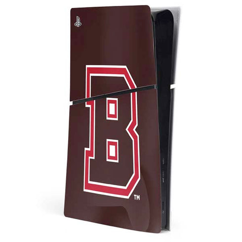 Brown University B Logo PS5 Slim Digital Edition Console Skin