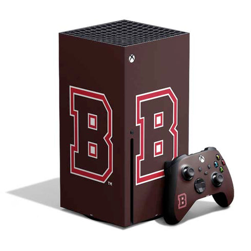 Brown University B Logo Xbox Series X Bundle Skin