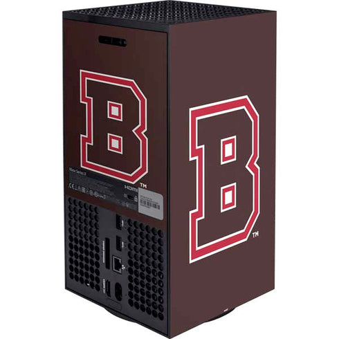Brown University B Logo XBox Series X Digital Edition Bundle Skin