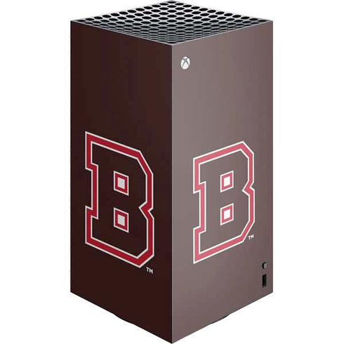 Brown University B Logo XBox Series X Digital Edition Console Skin