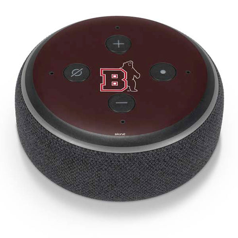 Brown University Bears Logo Amazon Echo Dot Skin