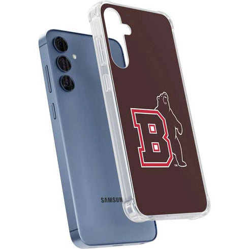 Brown University Bears Logo Galaxy A55 5G Clear Case
