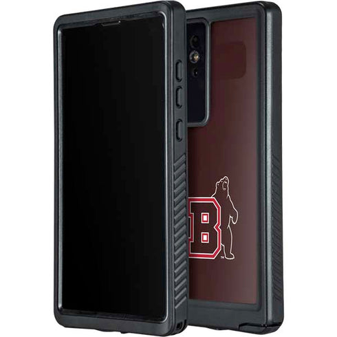 Brown University Bears Logo Galaxy S24 Ultra Waterproof Case