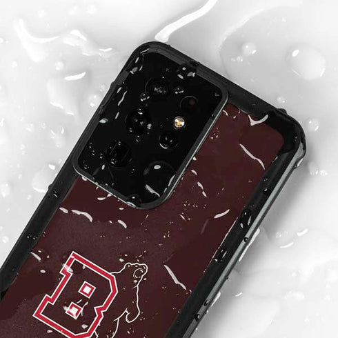 Brown University Bears Logo Galaxy S24 Ultra Waterproof Case