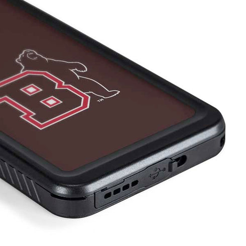 Brown University Bears Logo Galaxy S24 Waterproof Case