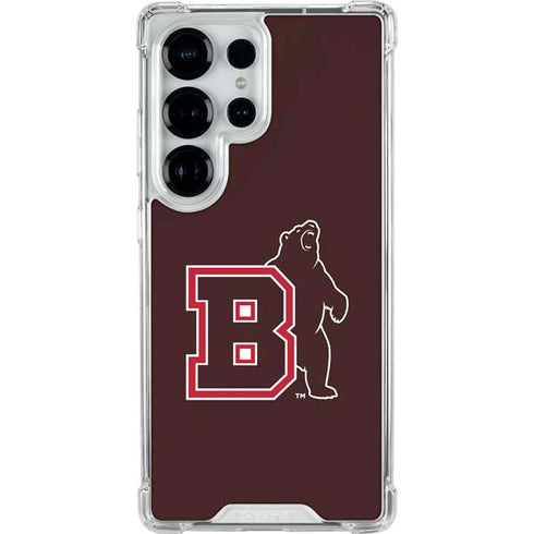 Brown University Bears Logo Galaxy S25 Ultra Clear Case