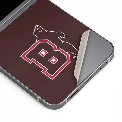 Brown University Bears Logo Galaxy Z Flip6 Skin