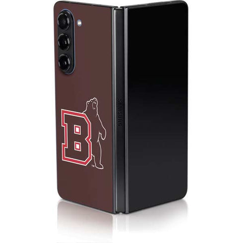Brown University Bears Logo Galaxy Z Fold5 5G Skin