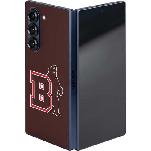 Brown University Bears Logo Galaxy Z Fold6 Skin