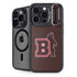 Brown University Bears Logo iPhone 14 Pro Max Kickstand Case