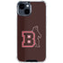 Brown University Bears Logo iPhone 15 Clear Case
