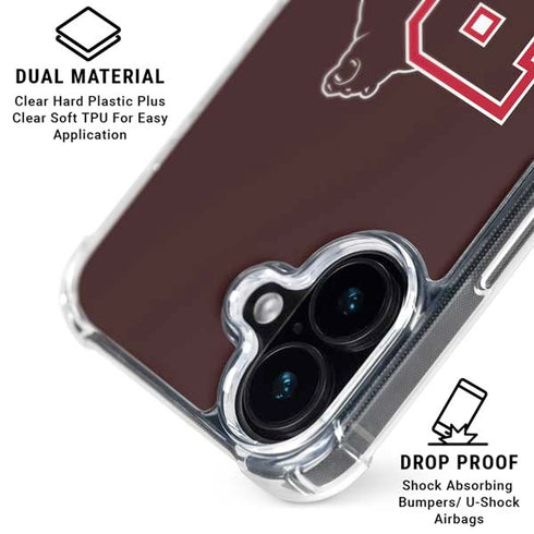 Brown University Bears Logo iPhone 16 Plus MagSafe Case
