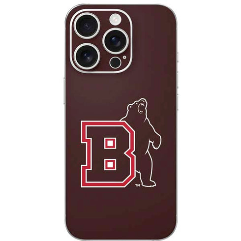Brown University Bears Logo iPhone 16 Pro Skin