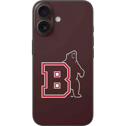 Brown University Bears Logo iPhone 16 Skin
